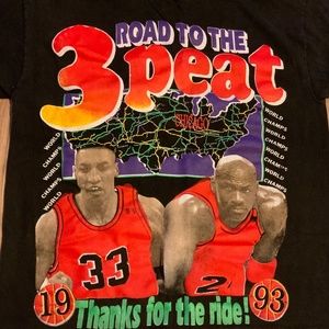 Michael Jordan Scottie Pippen kidsL road to a 3 peat